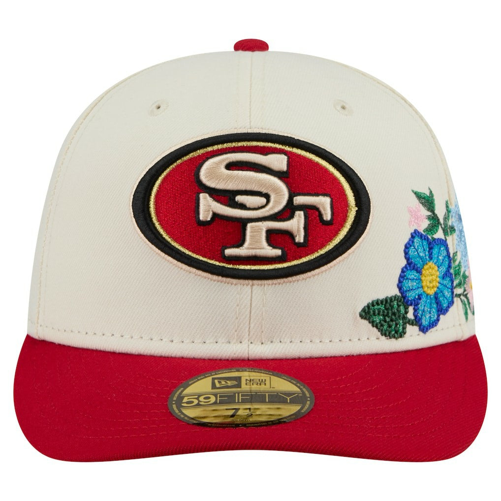 San Francisco 49ers New Era Tonal Floral 59FIFTY Fitted Hat