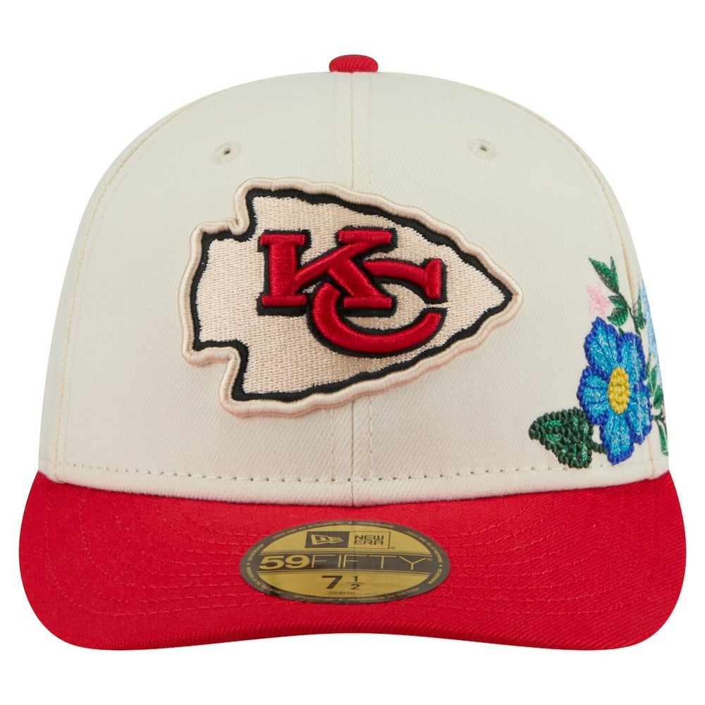 Kansas City Chiefs New Era Tonal Floral 59FIFTY Fitted Hat