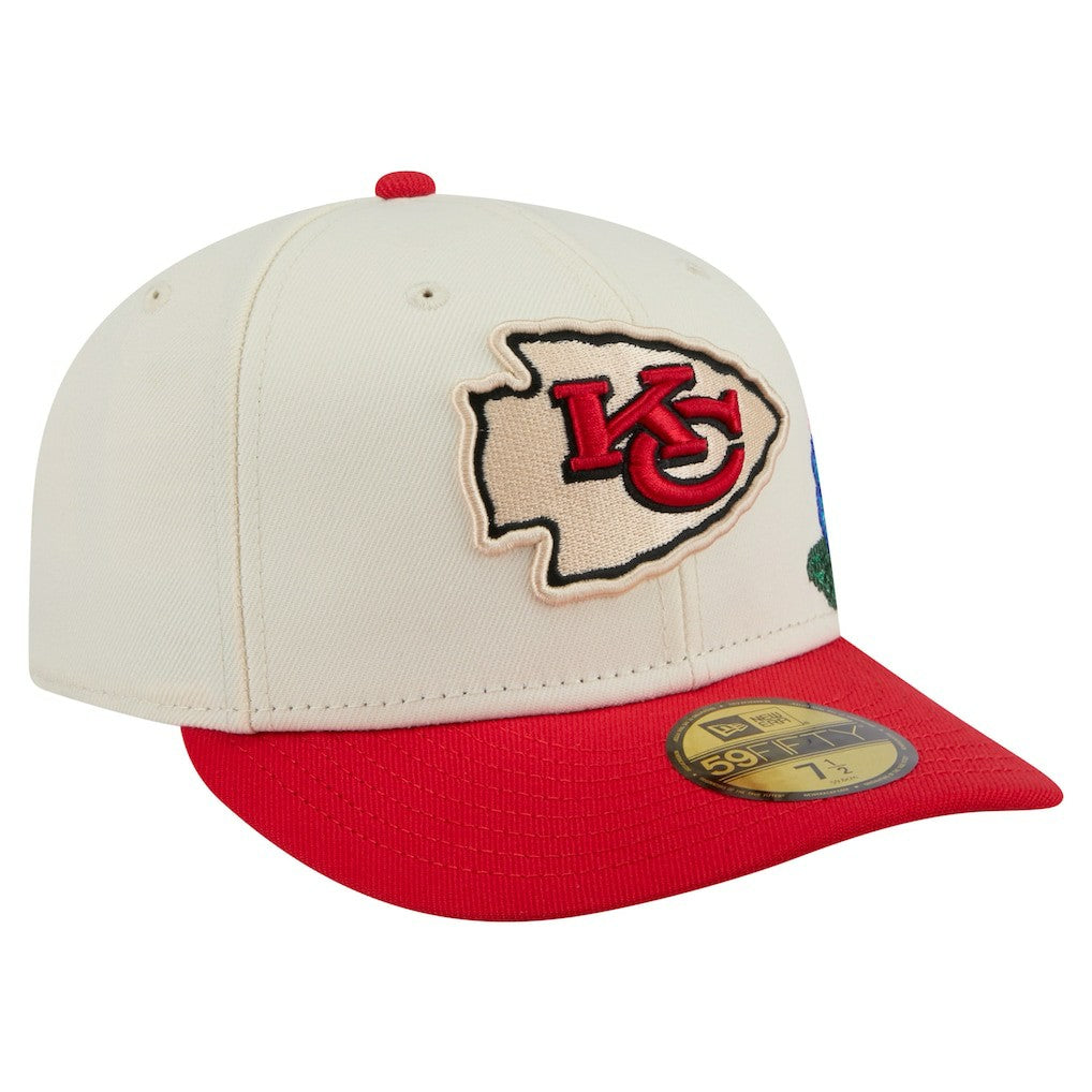 Kansas City Chiefs New Era Tonal Floral 59FIFTY Fitted Hat