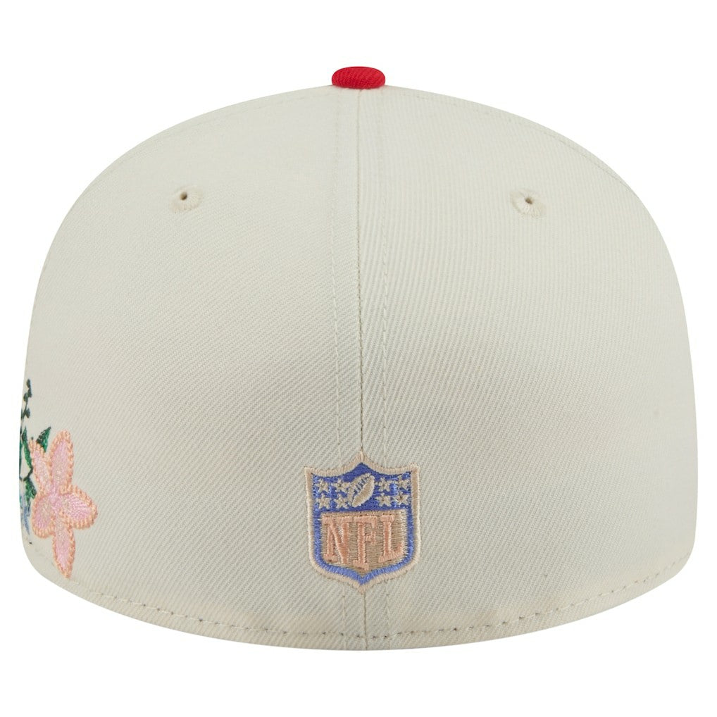 Kansas City Chiefs New Era Tonal Floral 59FIFTY Fitted Hat