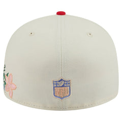 Kansas City Chiefs New Era Tonal Floral 59FIFTY Fitted Hat
