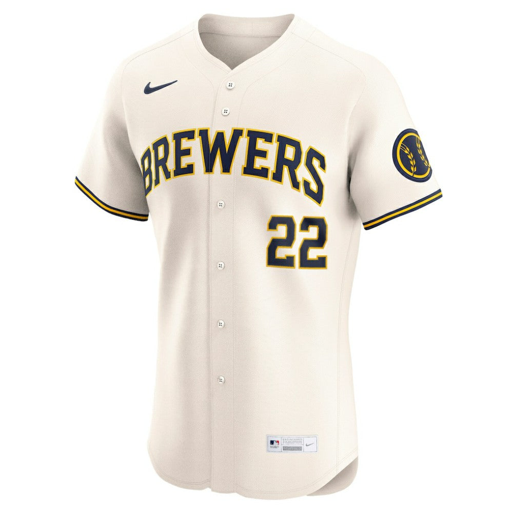 Christian Yelich Milwaukee Brewers Nike Home Elite Player Jersey | MLB Outlet