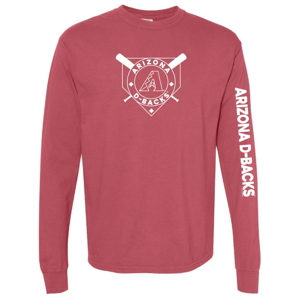 Arizona Diamondbacks Soft as a Grape Women's Pigment Dye Long Sleeve T-Shirt | MLB Discount