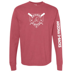 Arizona Diamondbacks Soft as a Grape Women's Pigment Dye Long Sleeve T-Shirt | MLB Discount