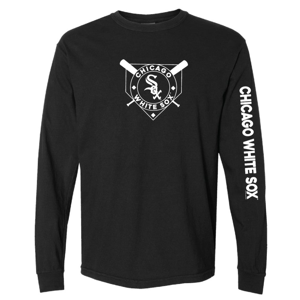 Chicago White Sox Soft as a Grape Women's Pigment Dye Long Sleeve T-Shirt | MLB Near me