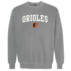 Baltimore Orioles Soft as a Grape Women's Pigment Dye Pullover Sweatshirt | MLB Shop