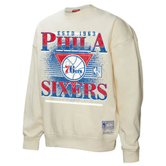 Philadelphia 76ers Women's Oversprayed Pullover Sweatshirt Discount