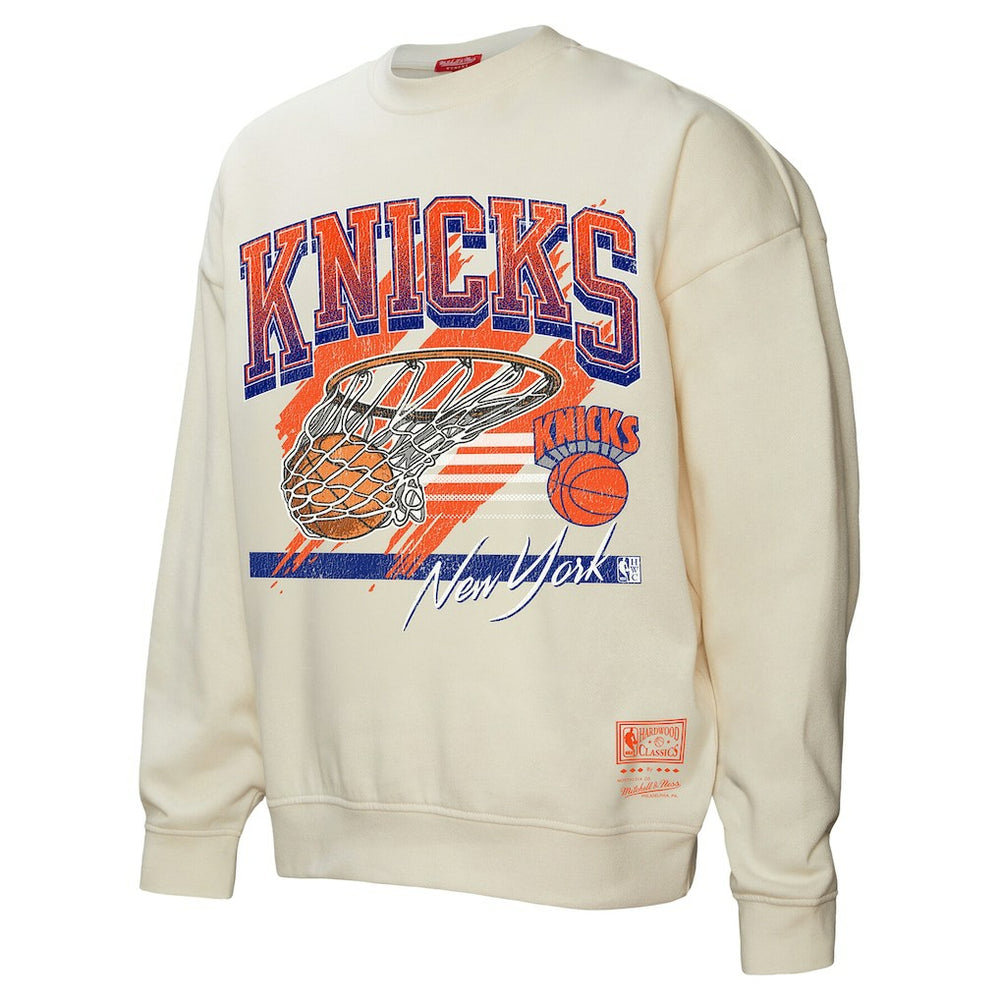 New York Knicks Women's Brush Bucket Pullover Sweatshirt Outlet