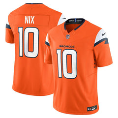 Denver Broncos Nike Bo Nix  Vapor F.U.S.E. Limited Jersey