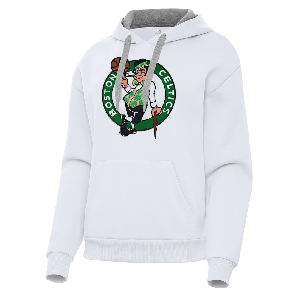 Boston Celtics Antigua Women's Victory Pullover Hoodie New