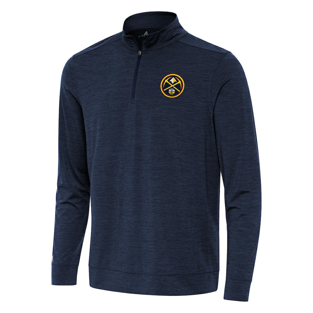 Denver Nuggets Antigua Bright Quarter-Zip Top sale Discount