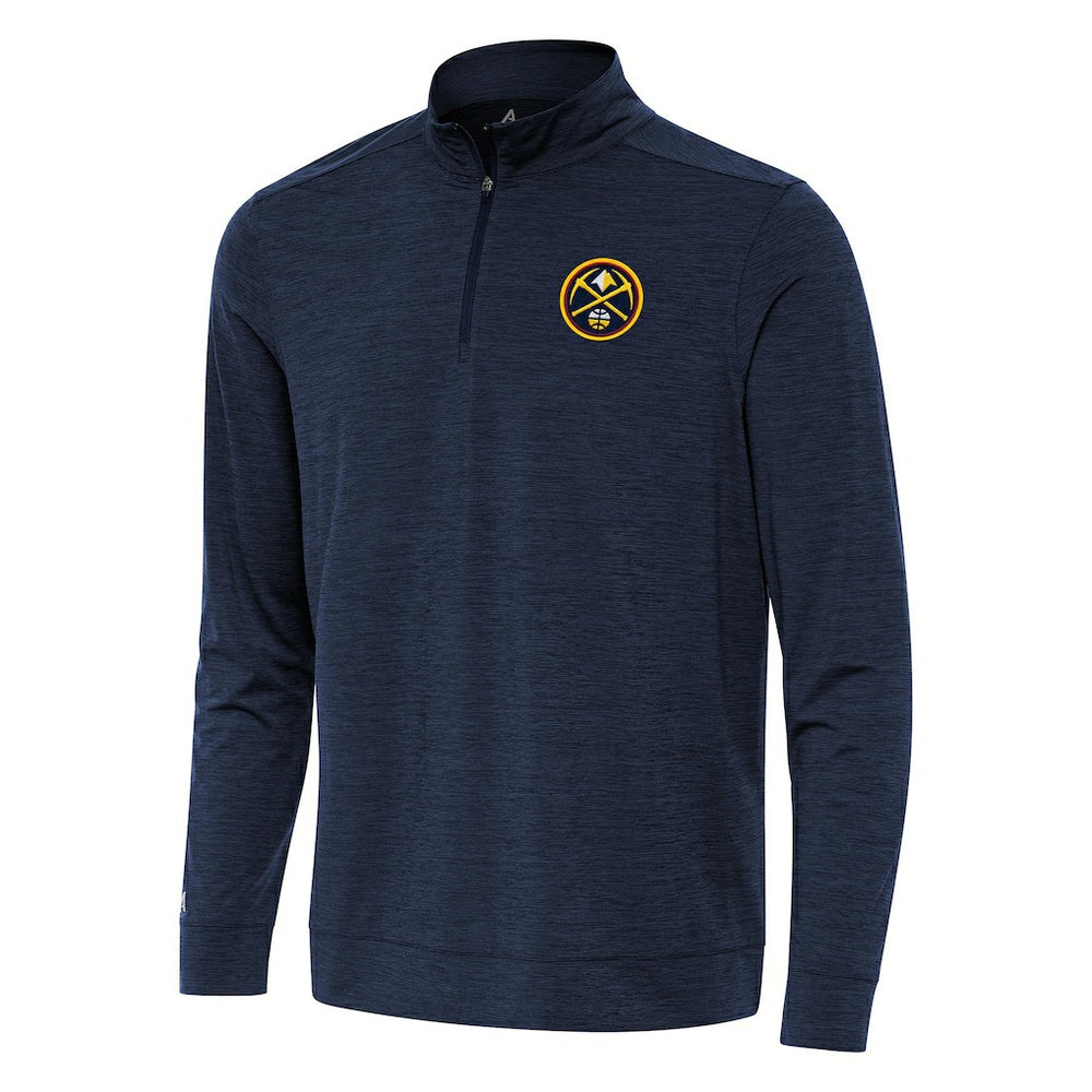 Denver Nuggets Antigua Bright Quarter-Zip Top sale Discount