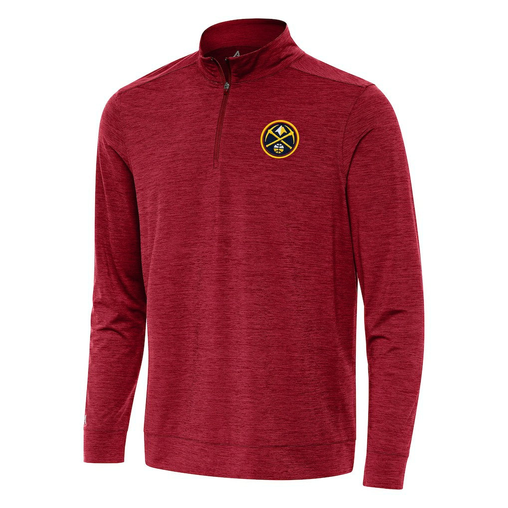 Denver Nuggets Antigua Bright Quarter-Zip Top sale Discount