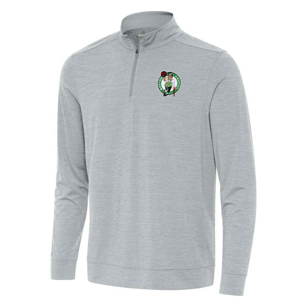 Boston Celtics Antigua Bright Quarter-Zip Top On Sale