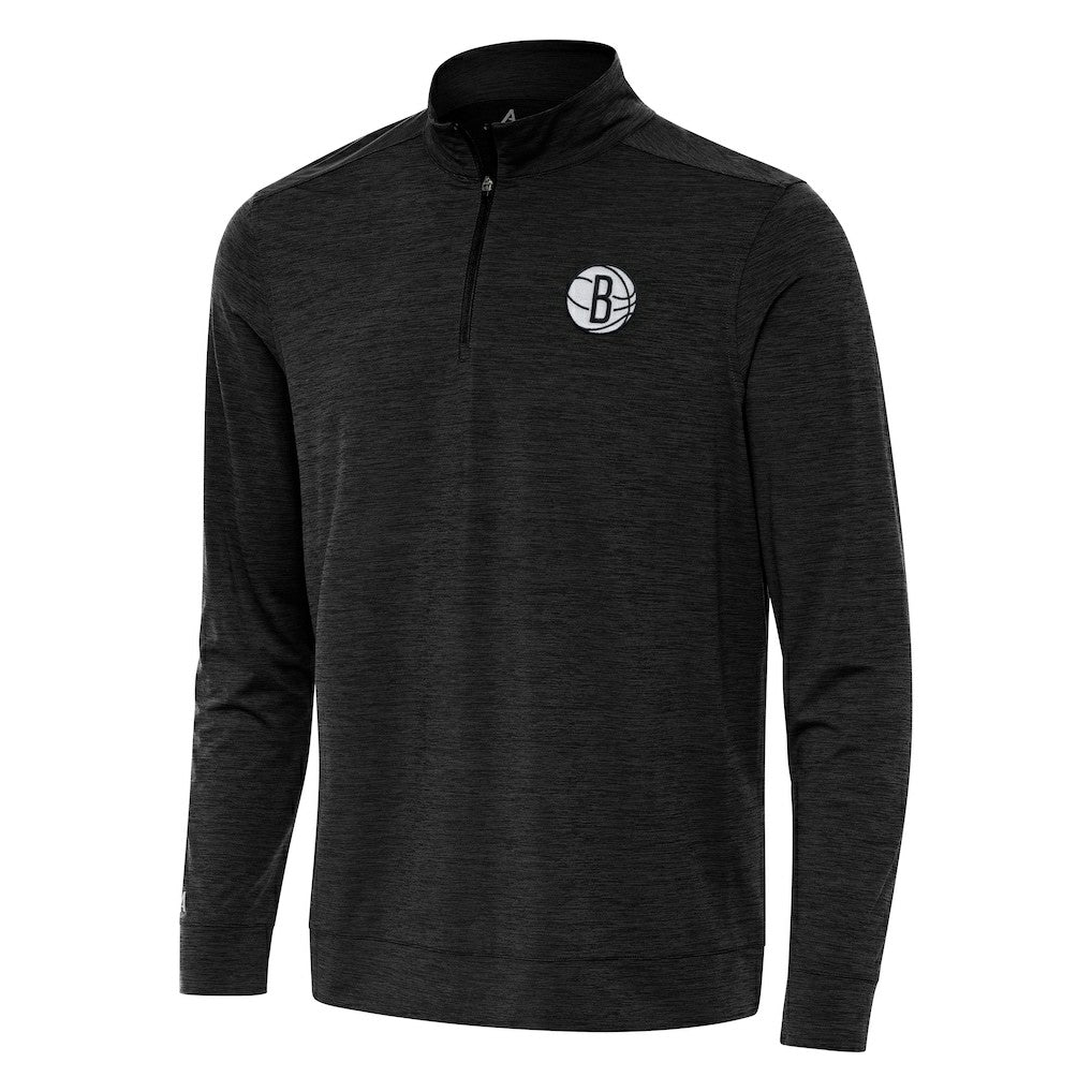Brooklyn Nets Antigua Bright Quarter-Zip Top Outlet