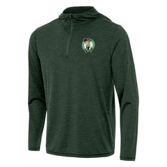 Boston Celtics Antigua Tidy Quarter-Zip Hoodie New