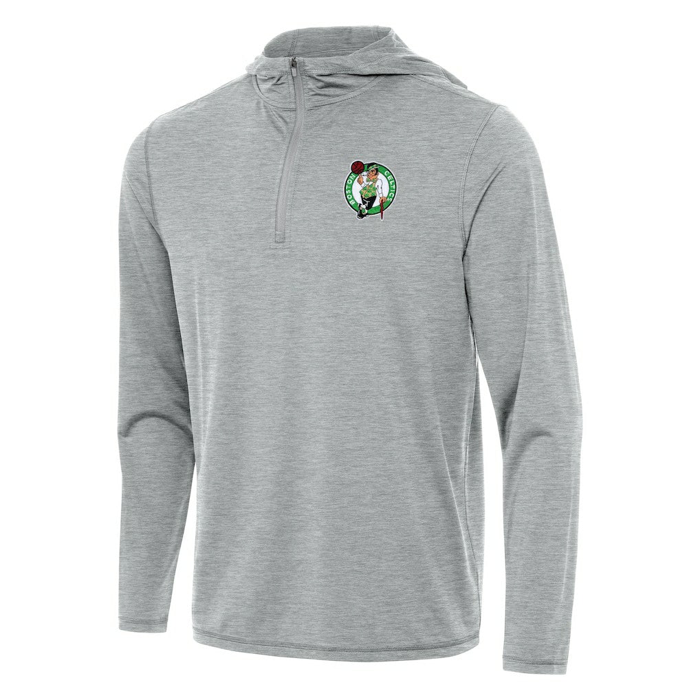 Boston Celtics Antigua Tidy Quarter-Zip Hoodie For Sale