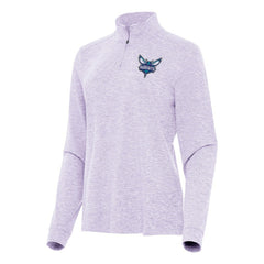Charlotte Hornets Antigua Women's Mentor Quarter-Zip Mock Long Sleeve Top Discount