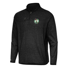Boston Celtics Antigua Certain Quarter-Zip Tri-Blend Sweatshirt New