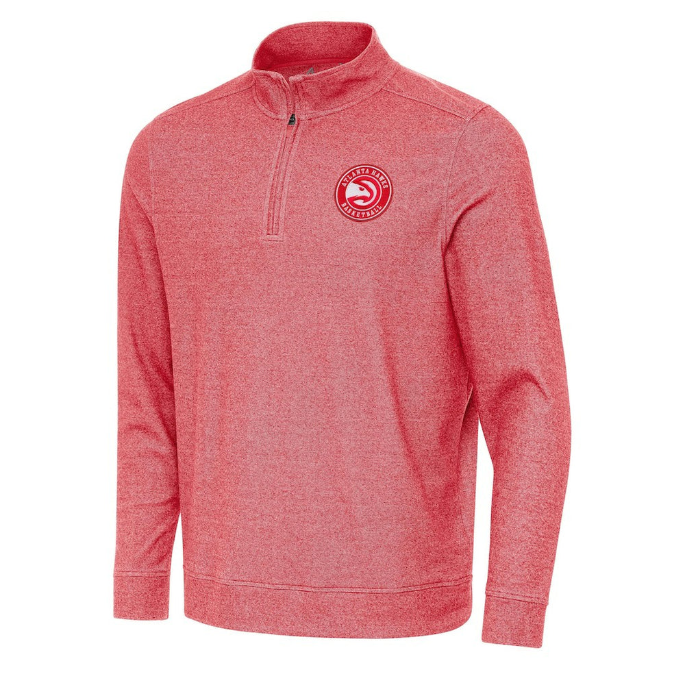 Atlanta Hawks Antigua Subtle Quarter-Zip Sweatshirt On Sale