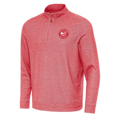 Atlanta Hawks Antigua Subtle Quarter-Zip Sweatshirt On Sale
