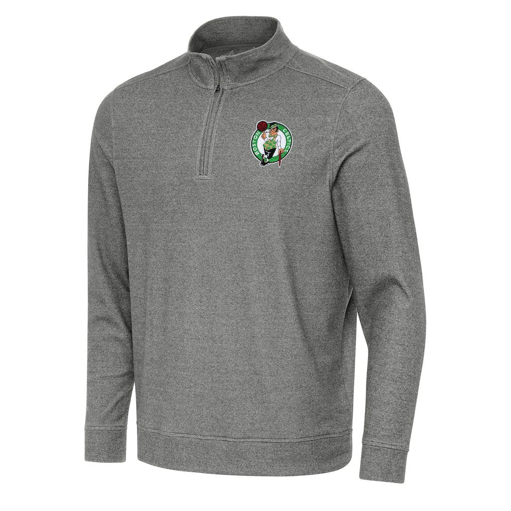 Boston Celtics Antigua Subtle Quarter-Zip Sweatshirt Discount