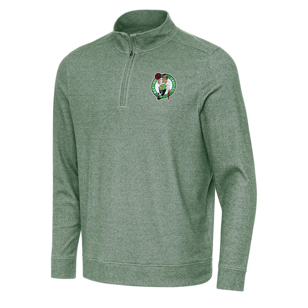Boston Celtics Antigua Subtle Quarter-Zip Sweatshirt Online
