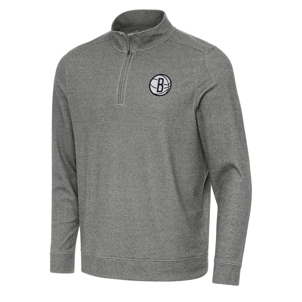 Brooklyn Nets Antigua Subtle Quarter-Zip Sweatshirt Online