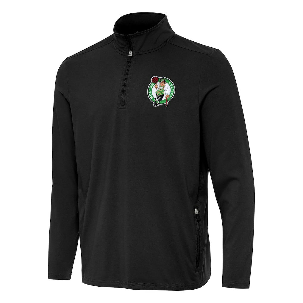 Boston Celtics Antigua Perilous Quarter-Zip Sweatshirt For Sale