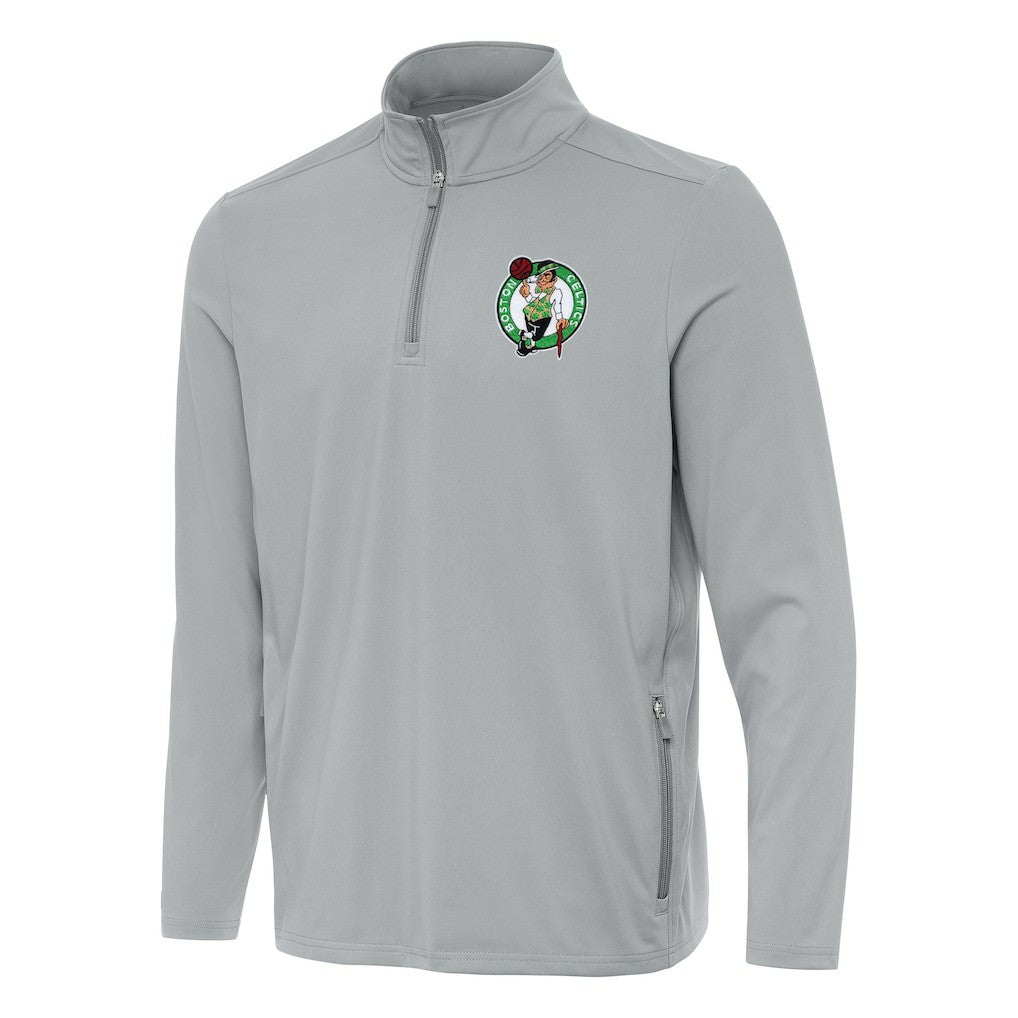 Boston Celtics Antigua Perilous Quarter-Zip Sweatshirt Outlet