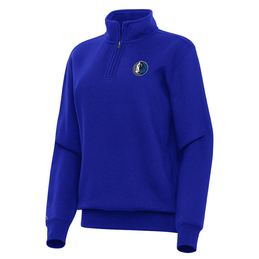 Dallas Mavericks Antigua Women's Victory Quarter-Zip Sweatshirt sale Discount