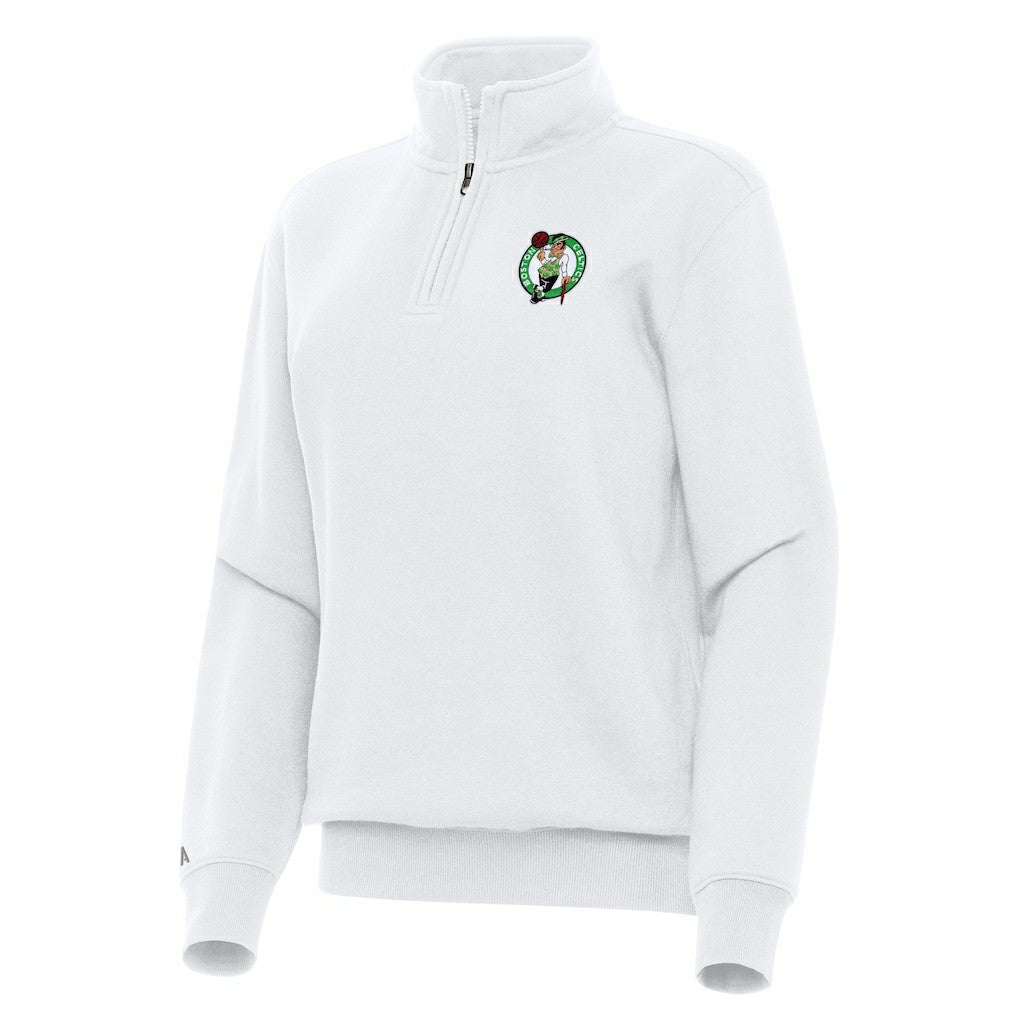 Boston Celtics Antigua Women's Victory Quarter-Zip Sweatshirt Online