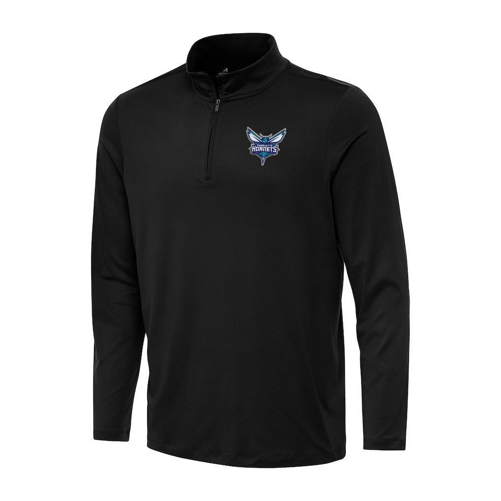 Charlotte Hornets Antigua Reprocess Quarter-Zip Top Outlet