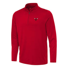 Chicago Bulls Antigua Reprocess Quarter-Zip Top On Sale