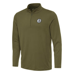 Brooklyn Nets Antigua Reprocess Quarter-Zip Top For Sale