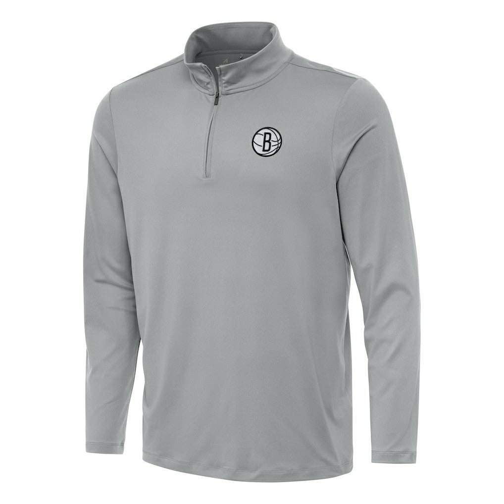 Brooklyn Nets Antigua Reprocess Quarter-Zip Top Online