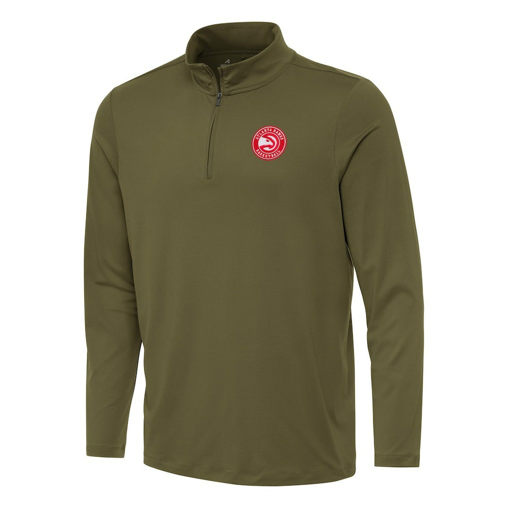 Atlanta Hawks Antigua Reprocess Quarter-Zip Top For Sale