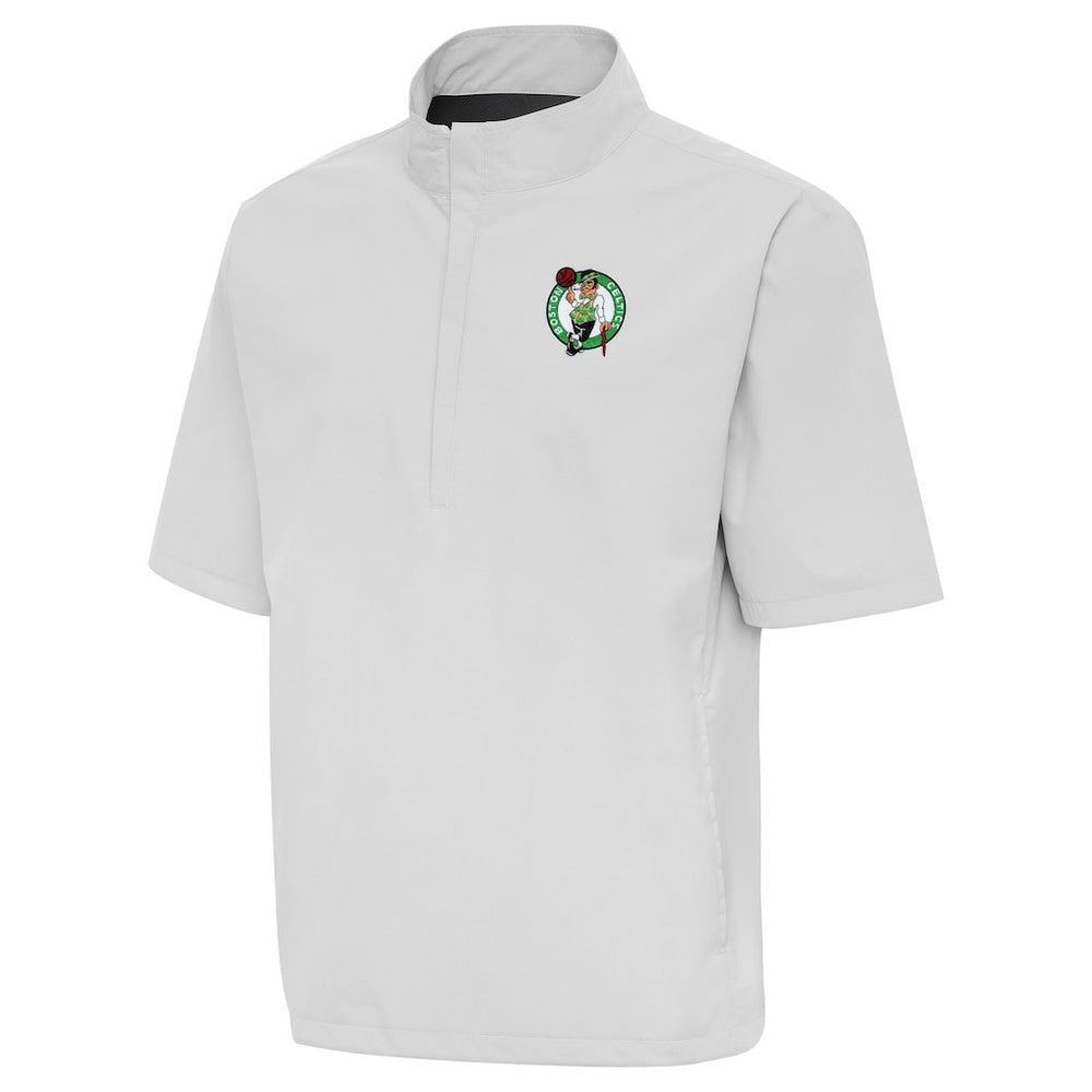 Boston Celtics Antigua Brisk Quarter-Zip Windbreaker On Sale