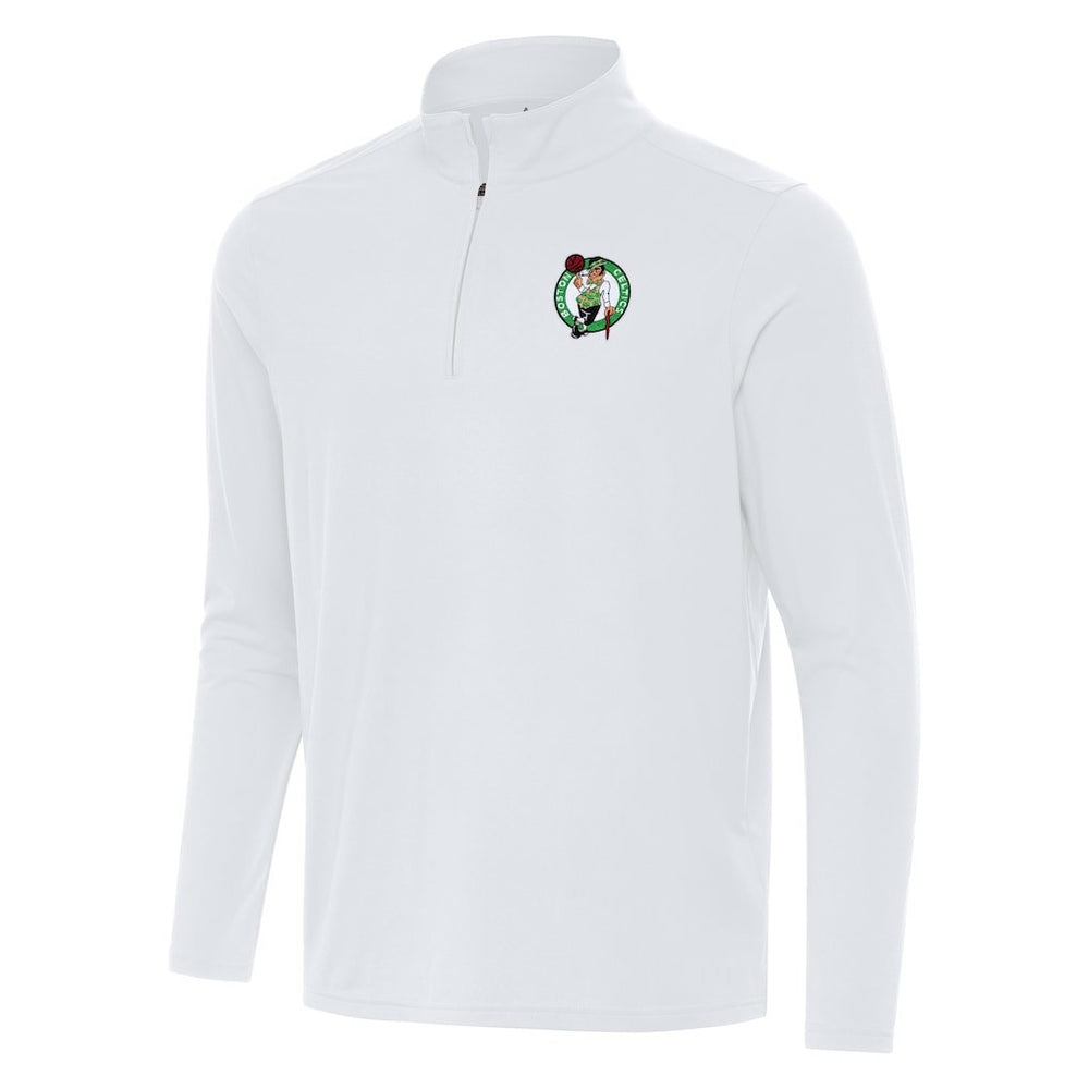 Boston Celtics Antigua Intent Quarter-Zip Top Discount