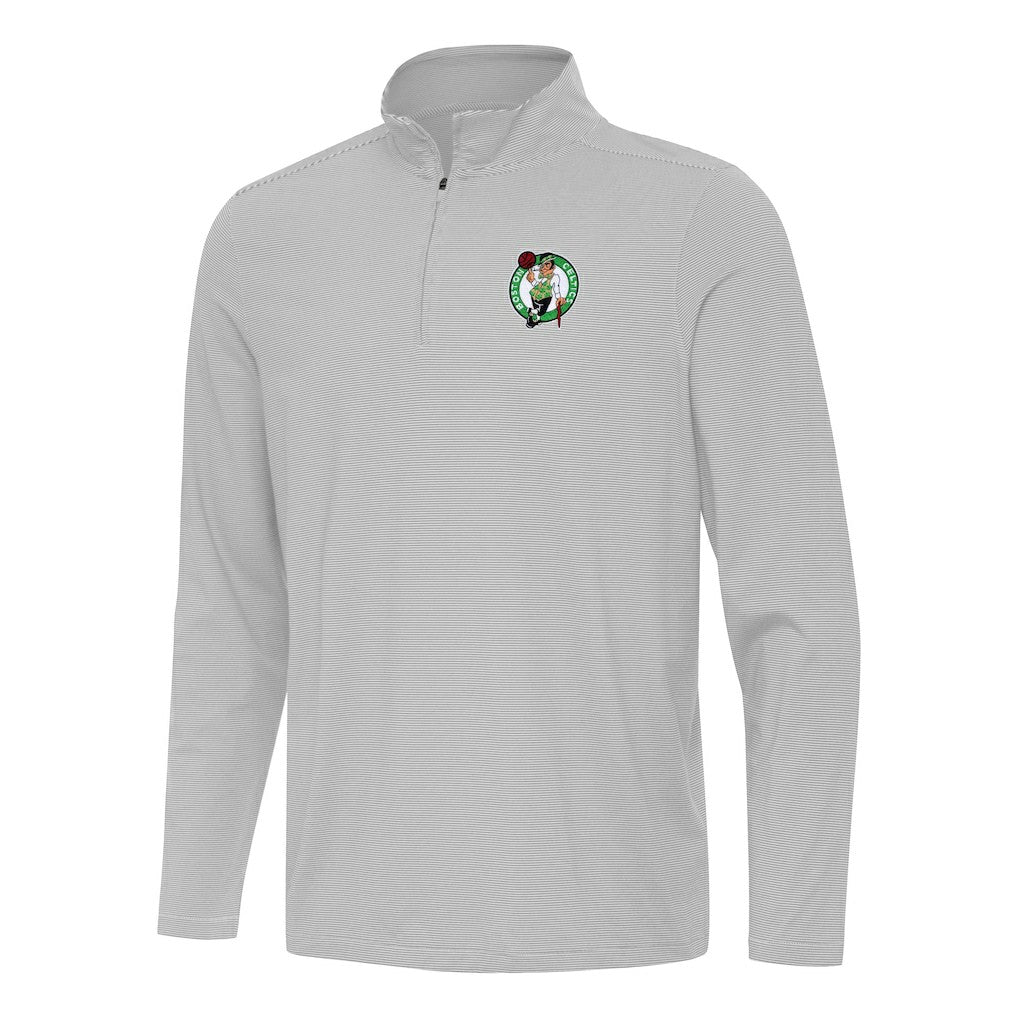 Boston Celtics Antigua Twine Quarter-Zip Top For Sale