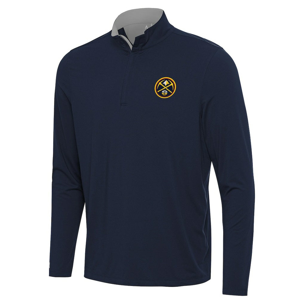 Denver Nuggets Antigua Content Quarter-Zip Top sale On Sale