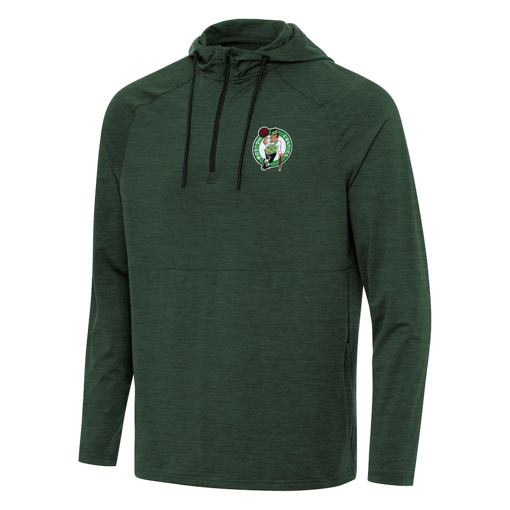 Boston Celtics Antigua Spikes Raglan Quarter-Zip Hoodie Online