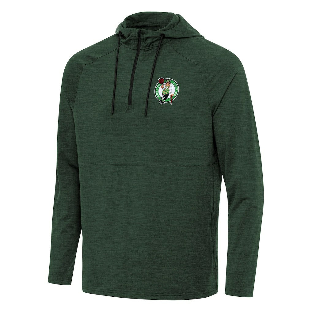 Boston Celtics Antigua Spikes Raglan Quarter-Zip Hoodie Online