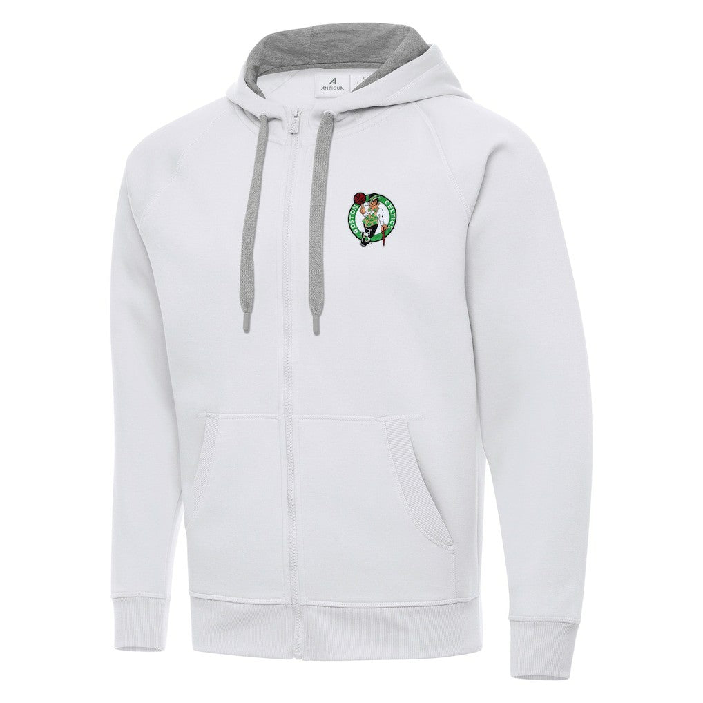 Boston Celtics Antigua Big & Tall Victory Full-Zip Hoodie Jacket For Sale