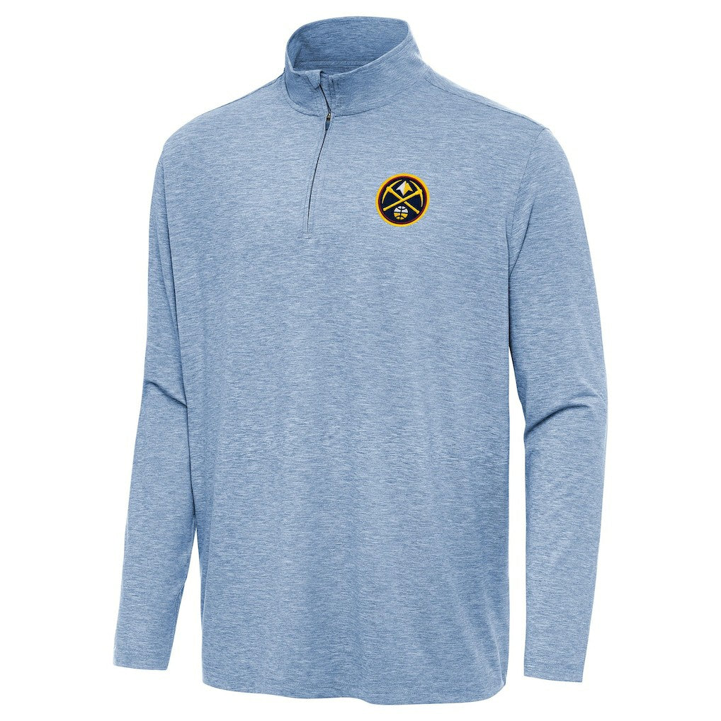 Denver Nuggets Antigua Hunk Quarter-Zip Top sale Discount