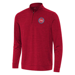 Detroit Pistons Antigua Bright Quarter-Zip Top sale Discount