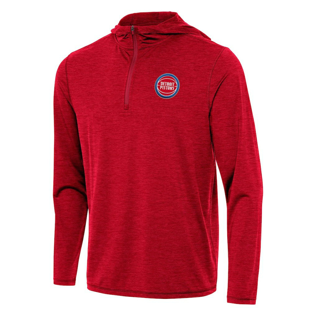 Detroit Pistons Antigua Tidy Quarter-Zip Hoodie sale Online