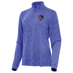 Golden State Warriors Antigua Women's Mentor Quarter-Zip Mock Long Sleeve Top sale Online