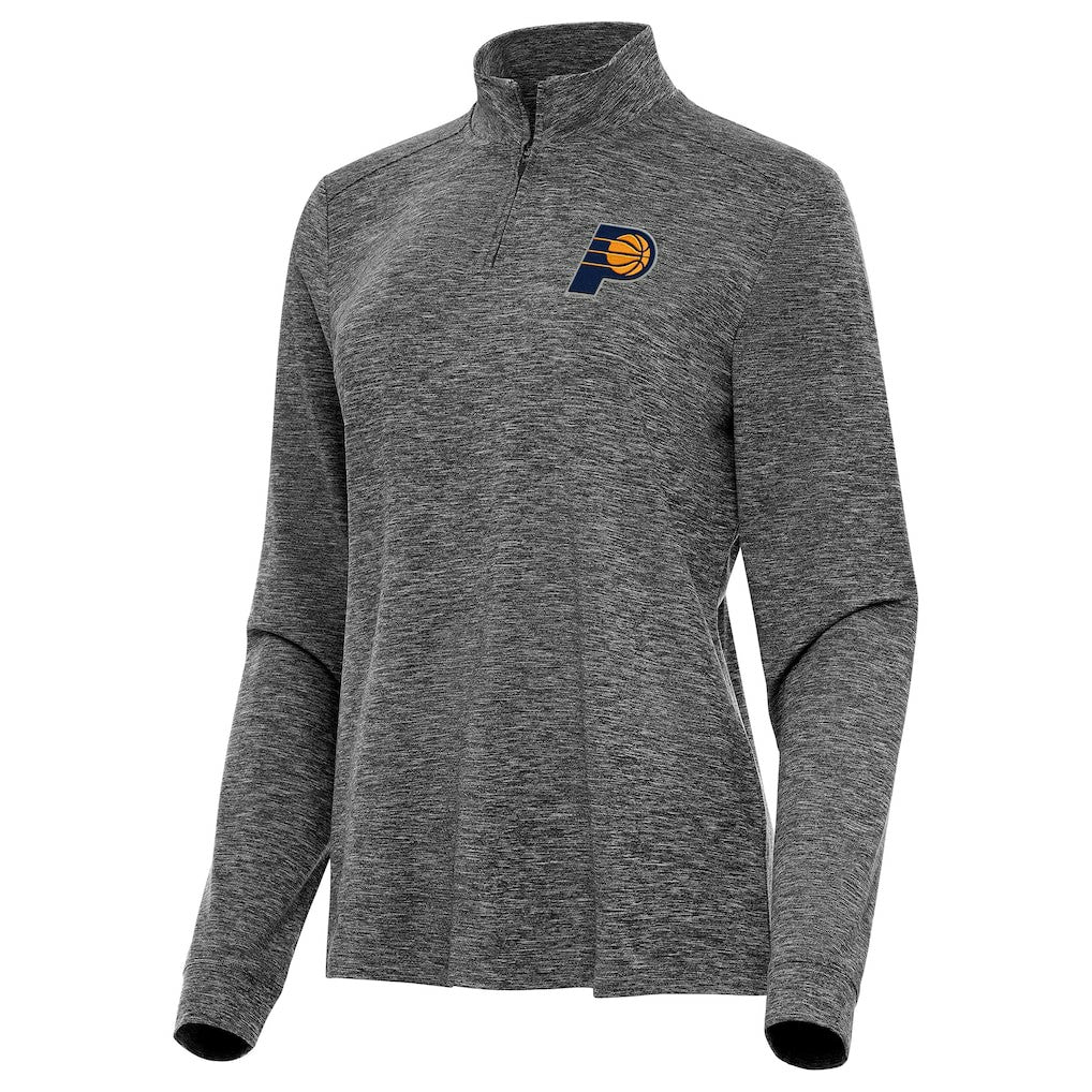 Indiana Pacers Antigua Women's Mentor Quarter-Zip Mock Long Sleeve Top Online