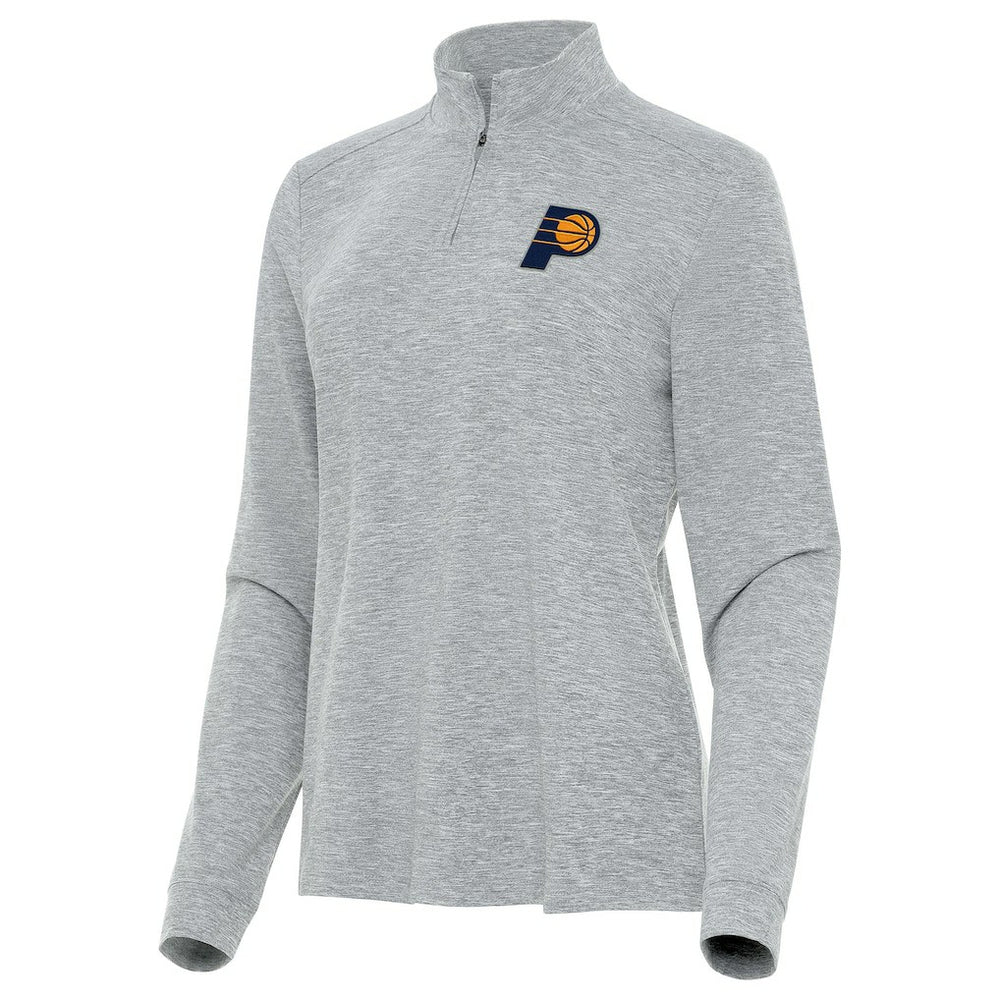 Indiana Pacers Antigua Women's Mentor Quarter-Zip Mock Long Sleeve Top On Sale